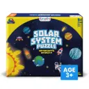 Solar System Wooden Floor Puzzle for Kids | 37-Piece Set with Flash Cards, Coloring Sheet & Learning Guide | Ages 3+