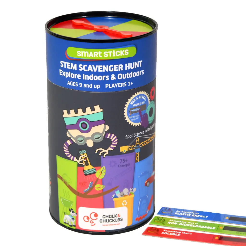 Smart Sticks: STEM Scavenger Hunt – Interactive Science Search & Find Game for Kids (8-13) | Educational STEM Activity