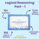 Toddler Logic & Reasoning Activity Binder- Part 1 | Educational Busy Book with Puzzles, Sorting, and Sequencing for Ages 2–5