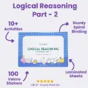 Toddler Logic & Reasoning Activity Binder- Part 2 | Educational Busy Book with Pattern Recognition, Coding & Sequencing | Ages 3–7