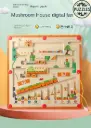 Wooden Color & Number Mushroom Maze Toy for Toddlers- Magnetic Bead Puzzle for Fine Motor Skills, Counting & Color Recognition  Ages 3+