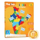 Imagimake Mapology India Puzzle with Capitals  Educative Foam Map for Kids  24-State Indian Map Kit  Ages 5+
