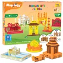 Imagimake Mapology Monuments of India 3D Puzzle Kit  Build 10 Iconic Indian Monuments with Fun Facts  Ages 5+