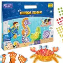 Imagimake Mirror Mosaic Ocean Craft Kit  950+ Foil Stickers & Travel-Friendly Mosaic Templates for Kids (Ages 3+)