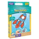 Imagimake Clay Stickers – Rocket Theme DIY Craft Kit for Kids | Space Adventure Sticker Art with Air-Dry Clay (Ages 3+)