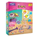 Imagimake 3-in-1 Awesome Craft Kit for Kids  DIY Art & Craft Activities – Mosaic, Paper Quilling & Stickering (Ages 5+)