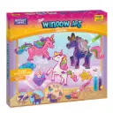Imagimake Window Art Unicorn DIY Craft Kit for Kids | Glass Painting Activity with Suction Hooks – Create & Display Unicorn Designs (Ages 4+)