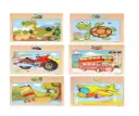 CurioSparks Wooden Animal Illustration Jigsaw Puzzle – Educational Single Board Puzzle for Kids (3+ Years)