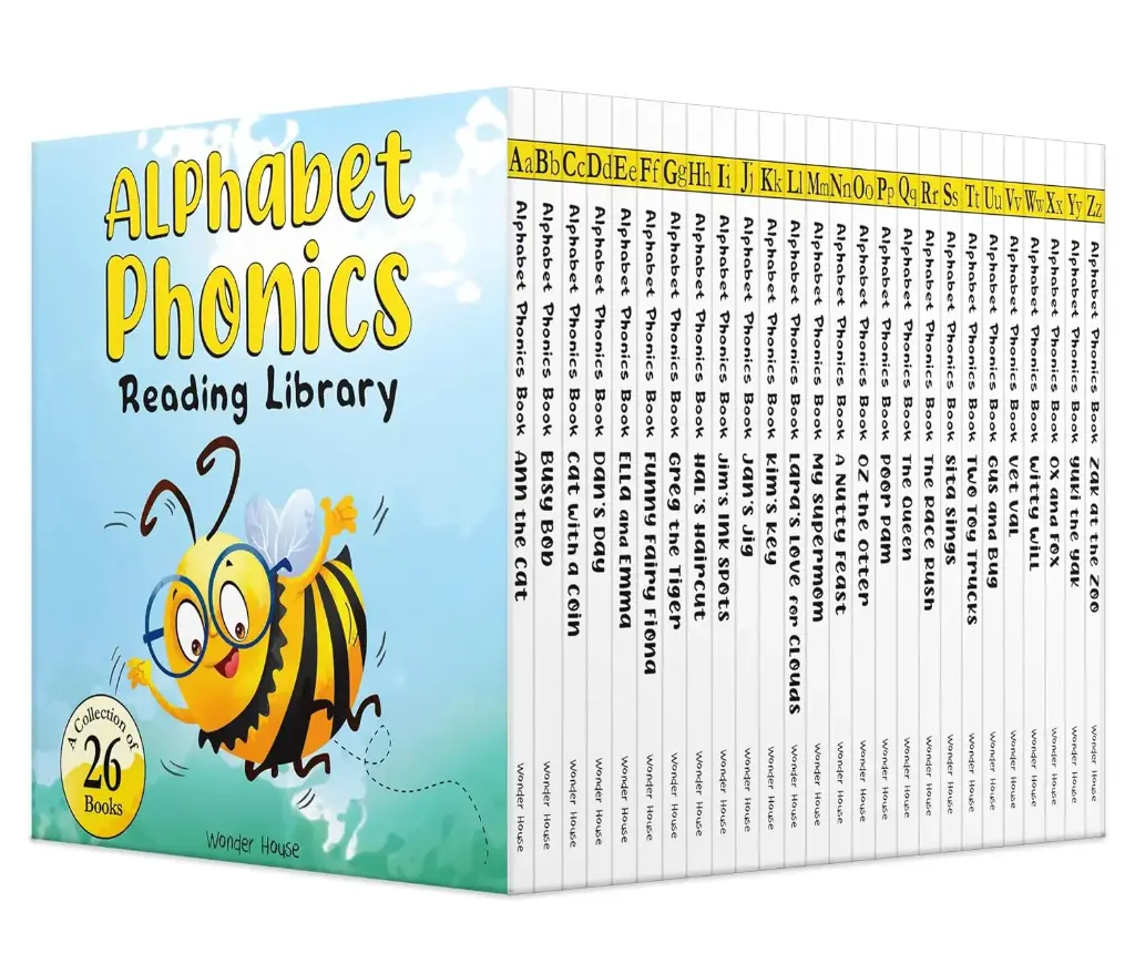 Alphabet Phonics Reading Library – 26‑Book A‑Z Phonics Box Set for Early Learners (Age 3‑6)