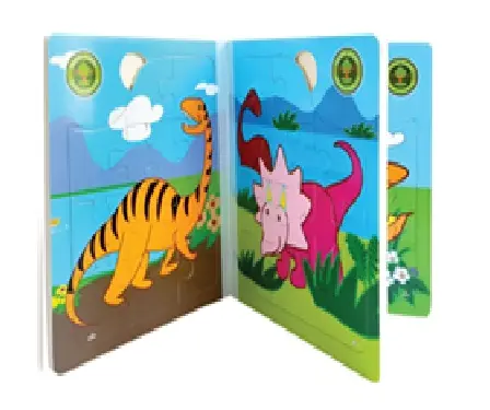 [PZLSUH006] CurioSparks Wooden Puzzle Book – 6-Themed Board Book with Peg Pieces for Toddlers & Preschoolers