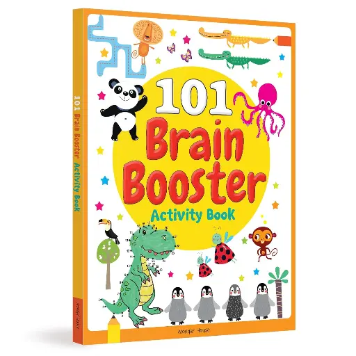 [BKSWND004] 101 Brain Booster Activity Book: Fun Activity Book for Children | 112‑Page Puzzle & Game Collection